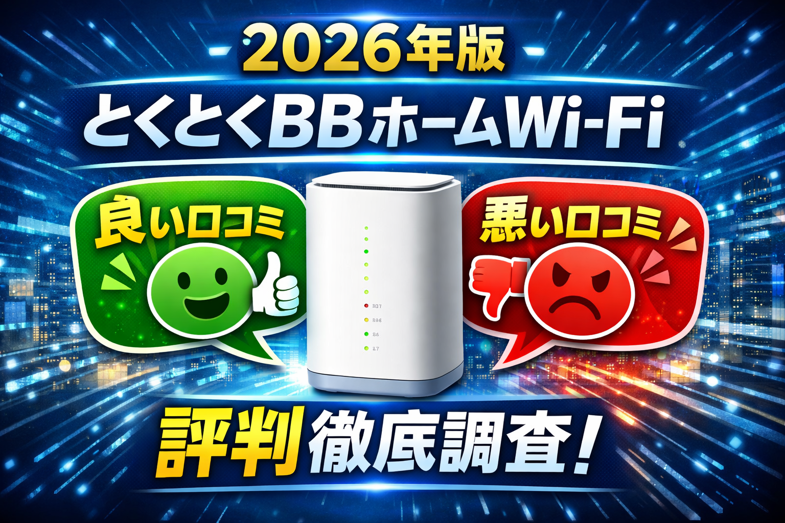 とくとくBBホームWi-Fiの口コミや評判を2026年版で比較したアイキャッチ画像